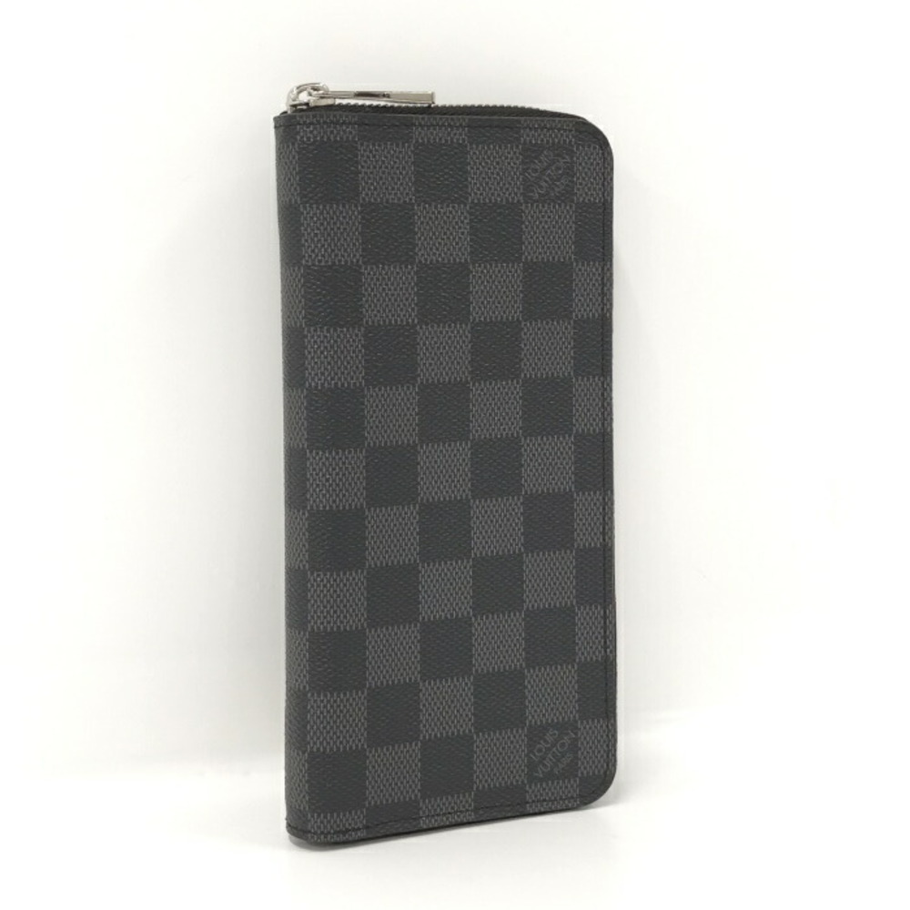 Louis Vuitton Damier Graphite Vertical Round Zipper Long Wallet